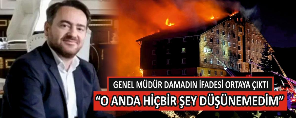 “o anda hiçbir şey düşünemedim”