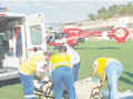 Hava ambulans hayat kurtard