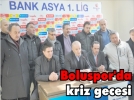 Boluspor’da kriz gecesi