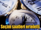 Seim yaz saatini erteledi