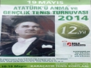 19 Mays Tenis turnuvas start alyor