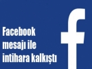 Facebook mesaj intihara yneltti