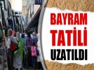 Bayram tatili uzatld