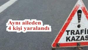 Otomobil arampole devrildi