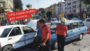 TRAFK KAZASI KORKUTTU