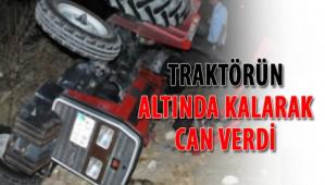 Traktr altnda can verdi