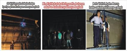 Takesti'de tehlikeli gerginlik