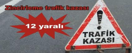 Bolu'da zincirleme trafik kazas