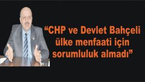 ERCOKUN, MHP TABANIYLA SORUNUMUZ YOK DED VE EKLED: