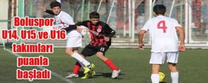 Boluspor U14, U15 ve U16 takmlar puanla balad