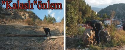 Kayalardan korunmak iin "kalasl" nlem