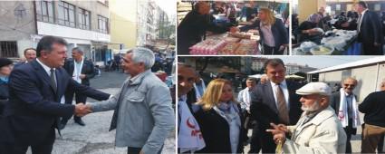 MHP Bolu Pazarnda destek istedi