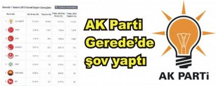 AK Parti Gerede'de fark att