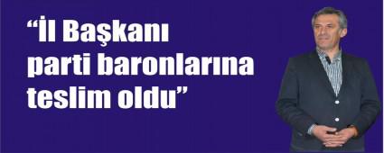 l Bakan parti baronlarna teslim olmutur