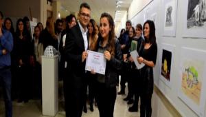 Resim rencilerinden Temel Tasarm Sergisi