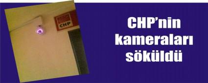 CHP'de kameralar kaldrld