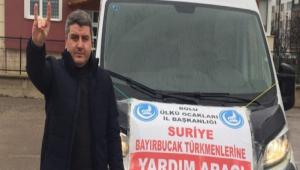 BOZKURTLAR YARDIMLARI TESLM ETT