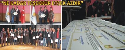 AK PART'DE SANDIK BAKANLARI UNUTULMADI