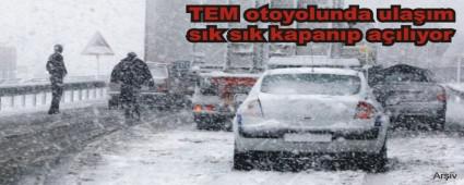 BOLU'DA KAR YAII DEVAM EDYOR