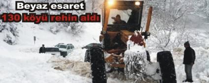 Ky yollar kar altnda!