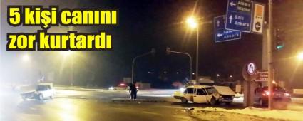 Kaygan zemin kazaya neden oldu