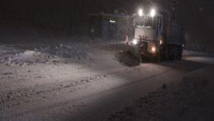 Karla mcadele ekipleri almalarn srdryor