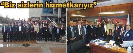 Ticaret ve Sanayi Odalarndan Ercokun'a ortak ziyaret