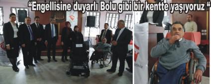 Bolu'da tekerlekli sandalye datm