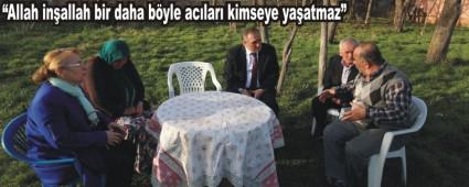 Bakan Ylmaz acl aileleri ziyaret etti