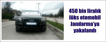 Jandarma lks otomobile el koydu