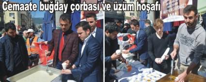 Kahramanlarmzn akam yemeini ve Trk bayra dattlar