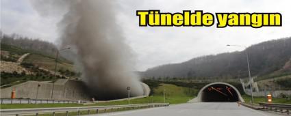 Bolu Tneli'nden dumanlar fkrd