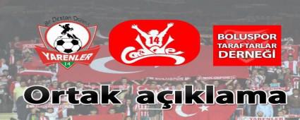 Taraftarlar yine aklama yapt