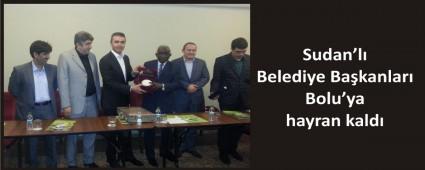 Sudan'l Bakanlar Bolu'ya geldi