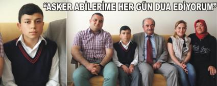 ORTAOKUL RENCSNDEN ASKERLER DUYGULANDIRAN MEKTUP