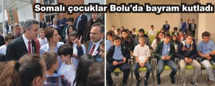 Somal ocuklar Bolu'da bayram kutlad
