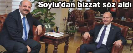 Ercokun, Bakan Soylu ile grt