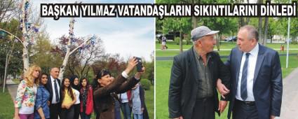 YILMAZ, VATANDALARLA BOL BOL SELFE EKTRD