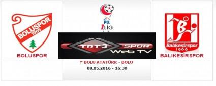 Bolu-Balkesirspor TRT Web'de