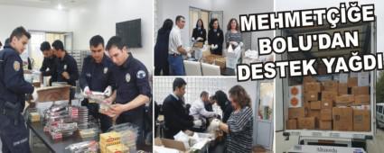 MEHMETE BOLU'DAN DESTEK YADI