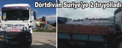 Drtdivan Suriye'ye 2 tr yollad