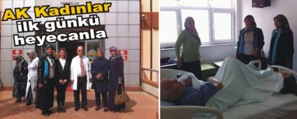 AK Kadnlardan hasta ziyareti