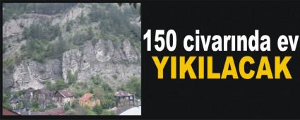 Kayalar iin zm evleri ykmak