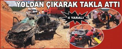 BOLU'DA TRAFK KAZASI: 4 YARALI