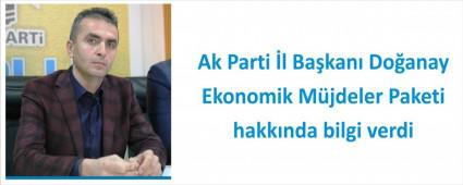 DOANAY; "ESNAF RAHATLAYACAK"