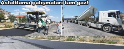 Asfaltlama almalar tam gaz!