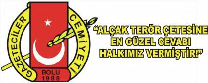 ALAK TERR ETESNE EN GZEL CEVABI HALKIMIZ VERMTR!