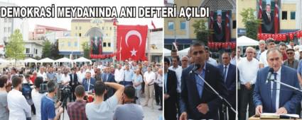 DEMOKRAS MEYDANINDA ANI DEFTER AILDI