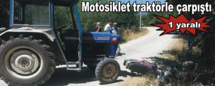 Mudurnu'da trafik kazas: 1 yaral