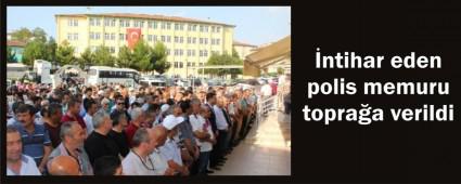 ntihar eden polis topraa verildi
